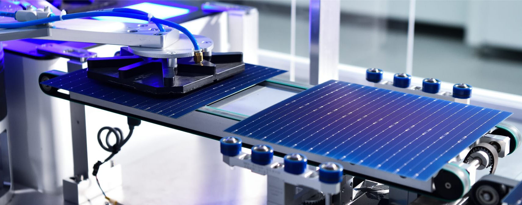 Solar panel manufacture